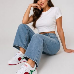 Tenis deportivo rosa