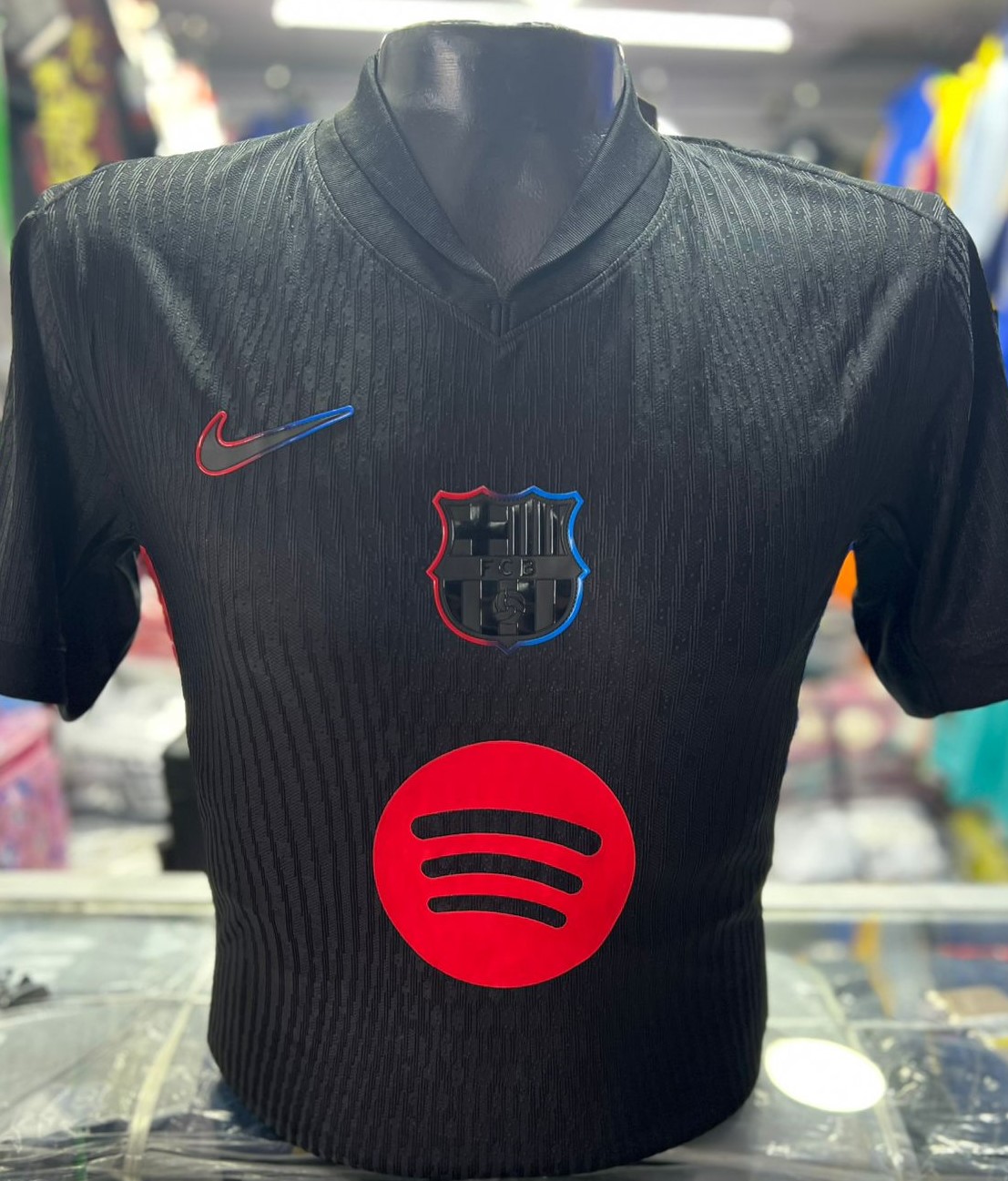 CAMISETA BARCELONA NEGRA PLAYER 24/25